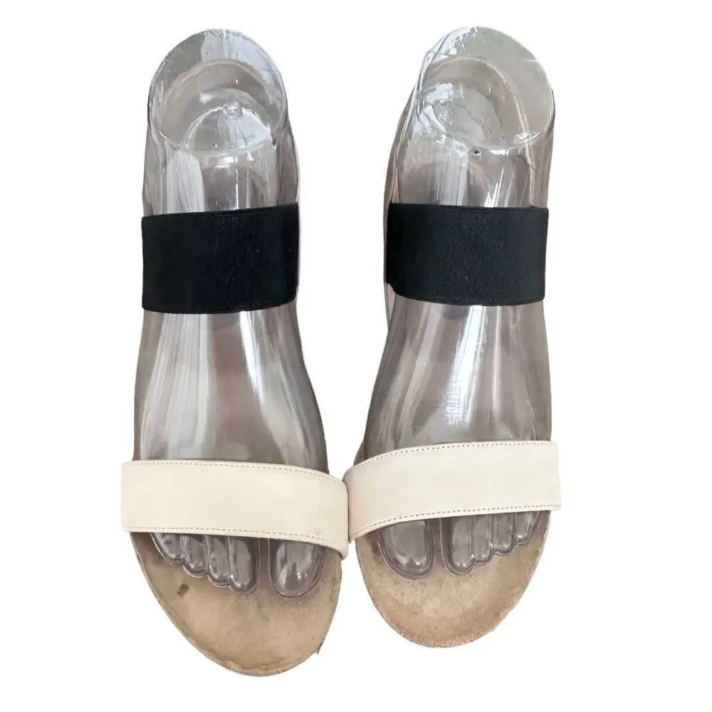 Anyi Lu Women’s Colorblock Bianka Heeled‎ Slingback Dress Sandals Size 7.5